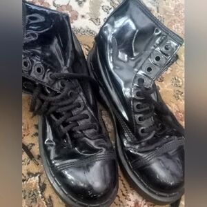 Dr. Martin's vintage patent leather boots